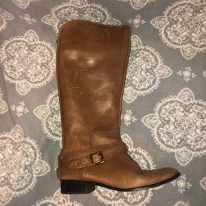 REAL LEATHER BROWN FOSSIL BOOTS